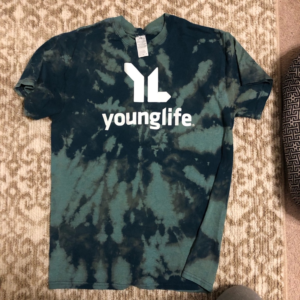 Bleach Dye Younglife Tshirt Size M unisex